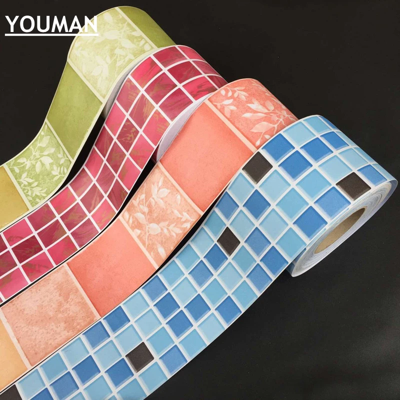 Самоклеящиеся наклейки YOUMAN PVC для кухни настенные водонепроницаемые ванной|Обои|