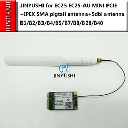 EC25 EC25-AU мини PCIE + IPEX SMA Пигтейл/провод для антенны + 5dbi антенна FDD-LTE/TDD-LTD B1/B2/B3/B4/B5/B7/B8/B28/B40 CAT4 4G модуль