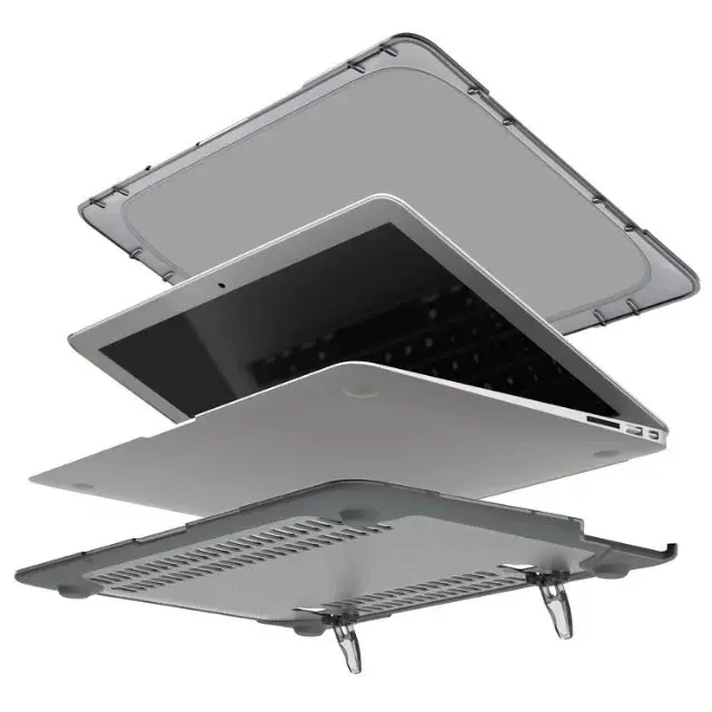 Solid Hard PVC Coque for MacBook Air 11 Laptop Case Holder Shockproof Protective Funda For Macbook Air 11 A1465 A1370 Flip Case  (2)