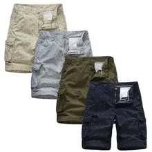 Новое поступление года, стильные летние мужские летние свободные шорты, чистый цвет, с принтом, шорты-карго пляжные шорты Neues Angebot Kleidung