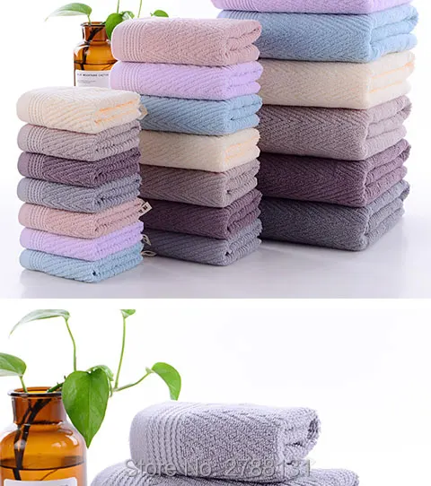 Полотенце для мытья лица, хлопковые однотонные жаккардовые маленькие полотенца для рук, банные полотенца для взрослых 70x140 см, высокое качество, набор полотенец