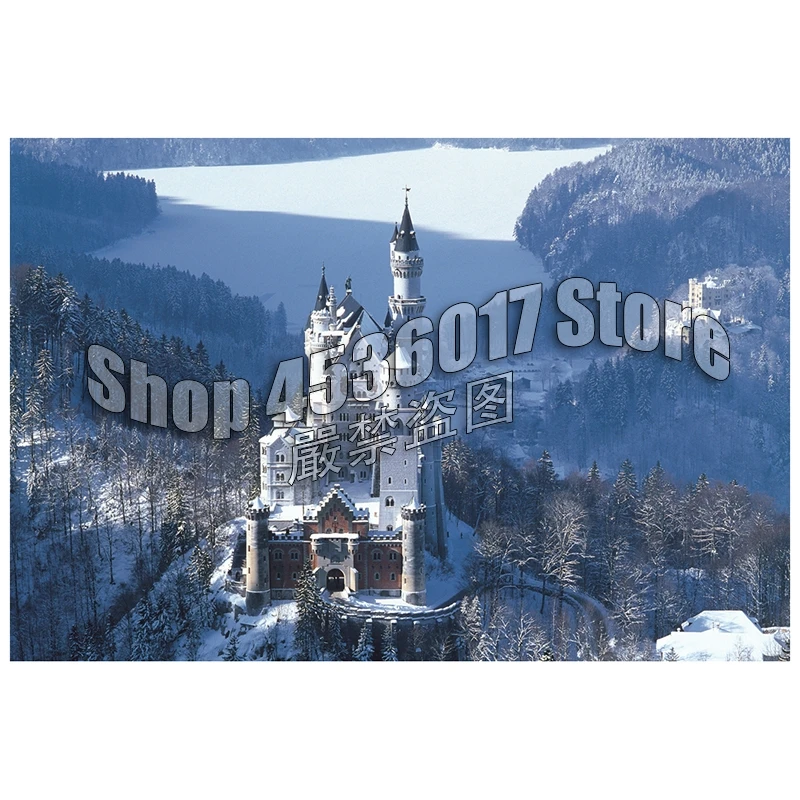 

Diamond Embroidery 5D DIY Diamond Painting Neuschwanstein Castle, Germany Cross Stitch Rhinestone Mosaic Home Decor Crafts