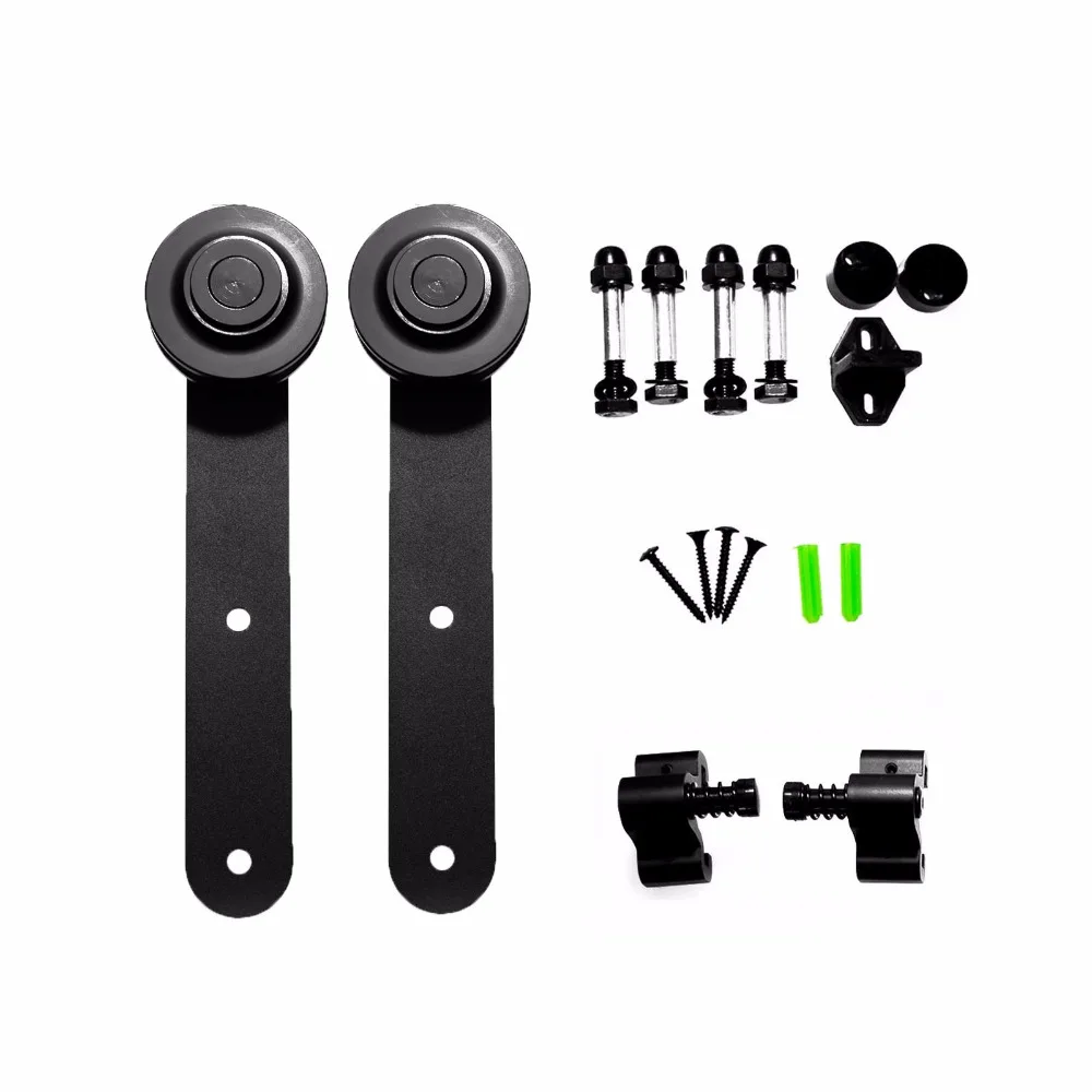LWZH Round Shaped Roller for Sliding Barn Door Hardware Component font b Closet b font Door