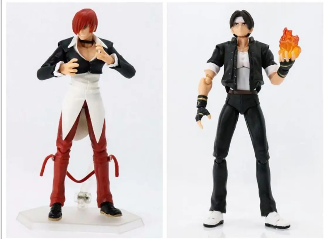 

15 The King of Fighters figma SP 094 Kyo Kusanagi/SP 095 Iori Yagami movable action figure da collezione giocattoli di modello