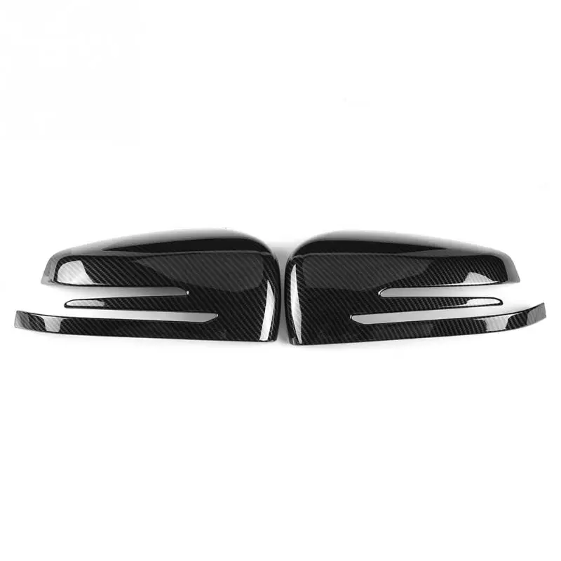 

Carbon Fiber Side Rearview Mirror Cap Cover Trim for Mercedes Benz A B C E GLA Class W204 W212 ABS Plastic Car Accessories NEW