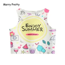 Merry Pretty Harajuku Tank Tops Women Sexy Summer Cartoon Flamingo Skeleton 3D Printed Sleeveless Girls Vest Cool Crop Tank Top