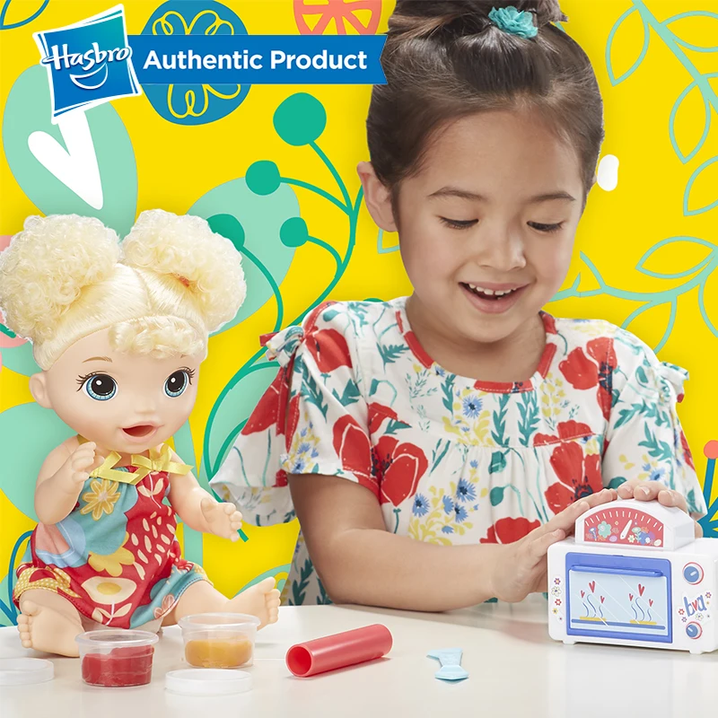 Hasbro Baby Alive Snackin' Treats детские игрушки развивающие детские куклы реалистичные Reborn Baby Alive подарки для девочек игрушки