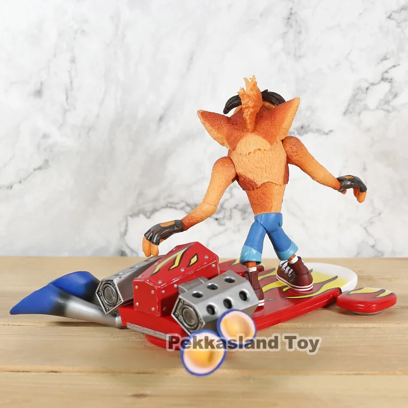 Crash Bandicoot NECA Deluxe фигурка с струйной платой ПВХ Коллекционная модель