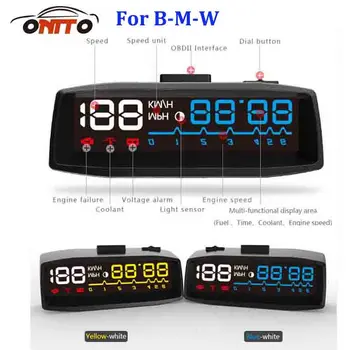 

Auto HUD Lighting Car HUD head up displays OBD2 Euro OBD Outlet for bmw E60 E90 F10 F30 F15 E63 E64 E65 E86 E89 auto lamps