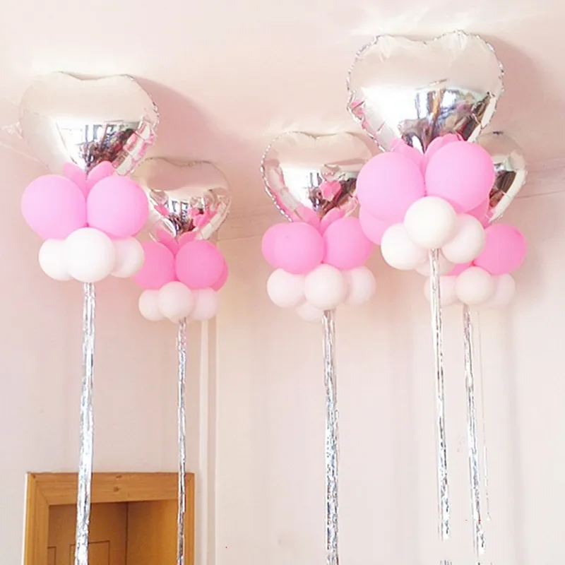 Kuchang-1-set-18-inch-pink-heart-balloon-with-foil-tassel-rain-love-balloons-valentine-s