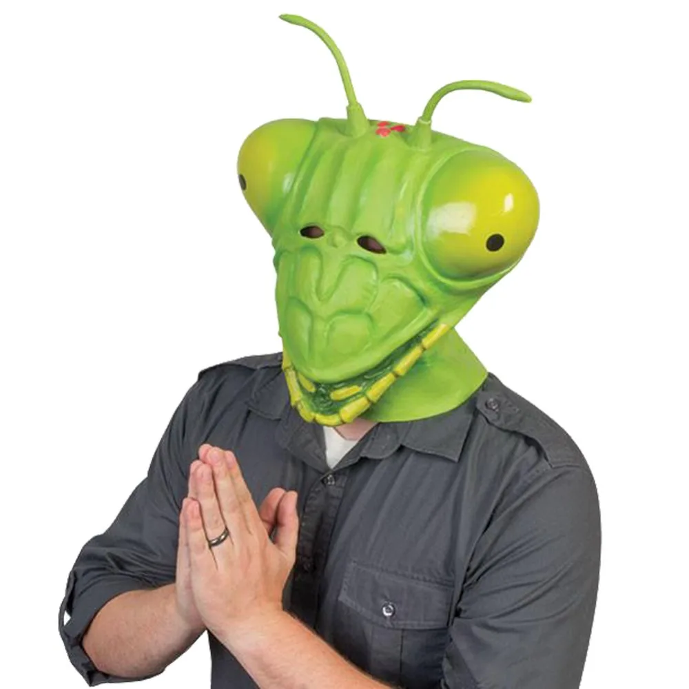 

Halloween Animal Latex Masks mantis Full Face Mask Adult Cosplay Props