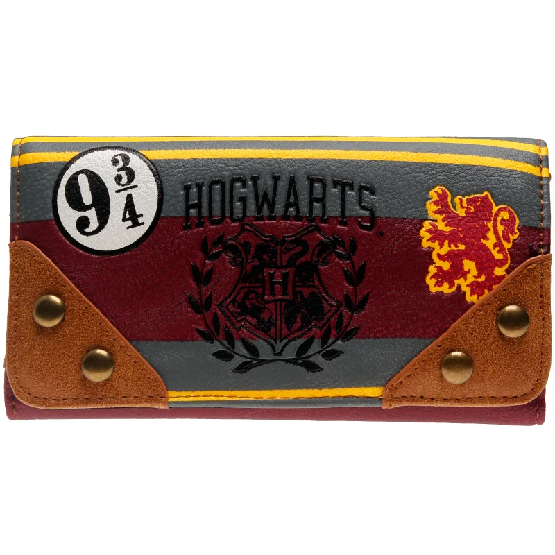 

Printed Rivet Flap Women Wallet DFT-2012