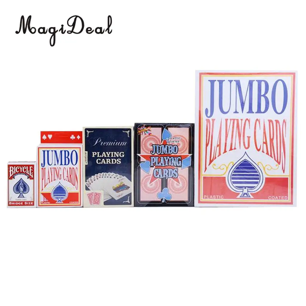 Goede MagiDeal Magic Card Deck Atom Speelkaart Goocheltruc Close Up Straat Podium Kid Oude Kind Puzzel Toy for Fun pub BBQ Party Game
