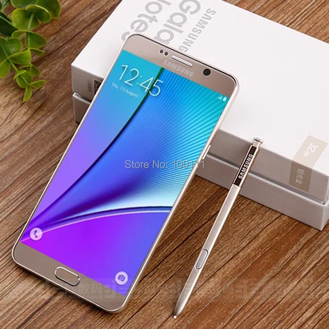 Original Samsung Galaxy Note 5 N920A mobile phone 4GB RAM 16MP 5.7 '' single sim card 4G LTE