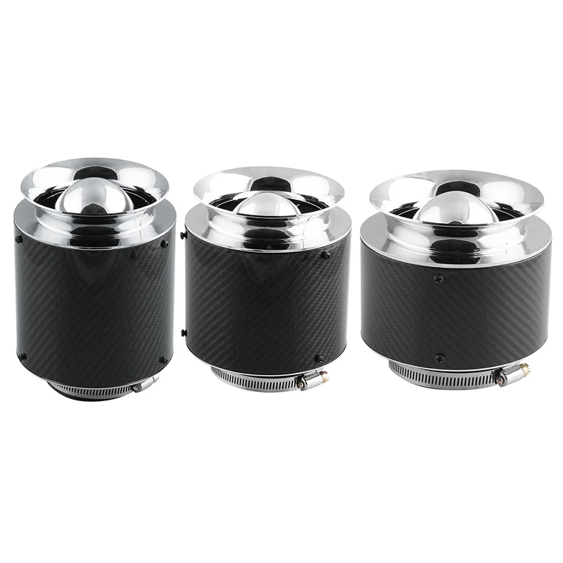 

Universal Auto Car Modified Air Filter Carbon Fiber High Flow Air Filter