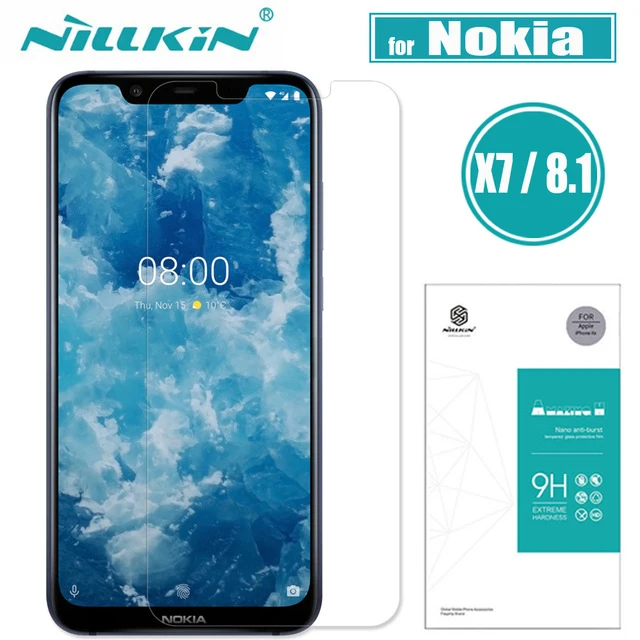 Защитная пленка для Nokia 8,1, закаленное стекло NILLKIN Amazing H, защита от взрыва 9H 0,3 мм, защитная пленка для экрана Nokia X7, стеклянная пленка