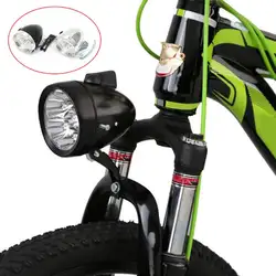 Велосипедный винтажный 3LED Передний фонарь для велоспорта, безопасный фонарик, ночной Водонепроницаемый MTB с фиксированной передачей