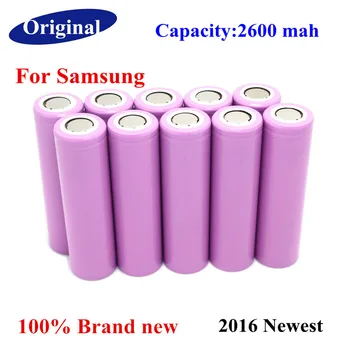 

20pcs/lot Original For Samsung 18650 2600mAh ICR18650-26HM Li-ion 3.7v 18650 Battery ICR18650 26F 2600 mAH batteries