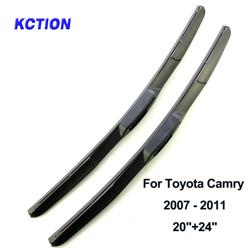 KCTION Премиум гибридная щетка стеклоочистителя для лобового стекла, u-образный крюк, резиновая щетка стеклоочистителя для Toyota camry, натуральный каучук - Цвет: simple  packing