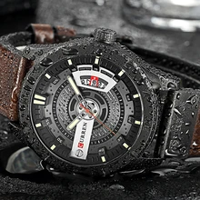 Элитный бренд CURREN военные часы Мужские кварцевые аналогичный кожаный ремень часы мужские спортивные часы армейские часы Relogio Masculino