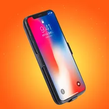 5500 мАч Батарея чехол для iPhone X ультра тонкий резервного Зарядное устройство Крышка для iPhone X Запасные Аккумуляторы для телефонов внешний Батарея Зарядное устройство Чехол