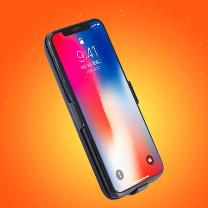 5500mAh Battery Case For iPhone X Ultra Thin Backup Charger Cover For
