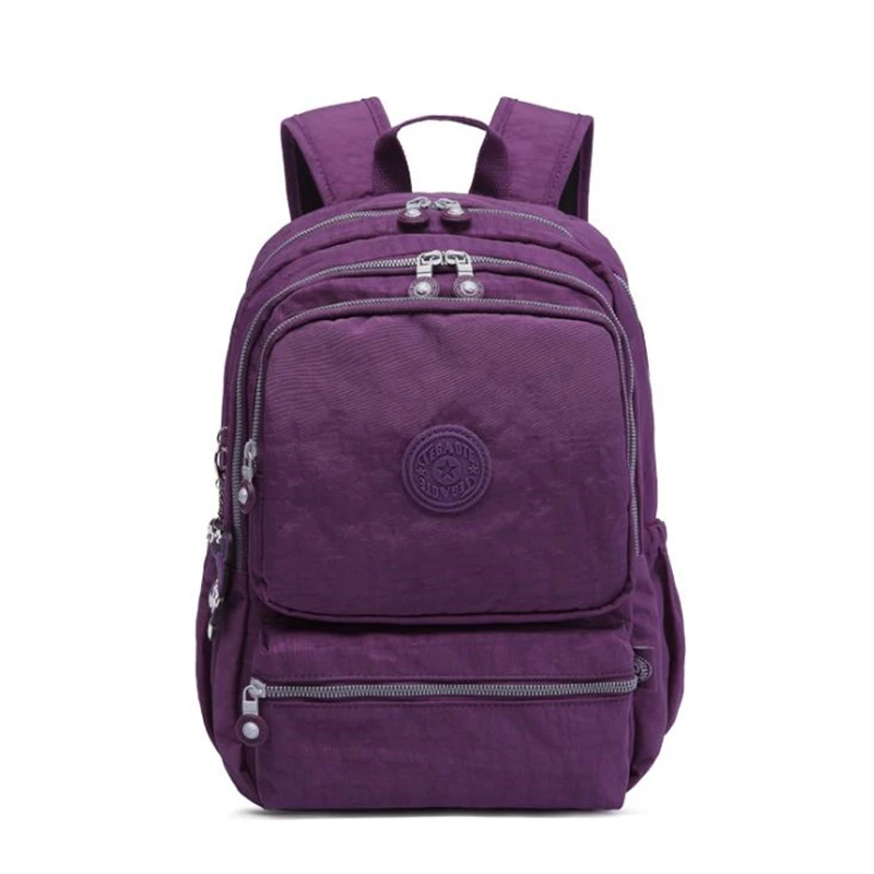 

2019 New Simple Outdoor Travel Backpack Ultra light Waterproof Nylon Backpack Middle School Student Bag 14 inch Laptop Bag