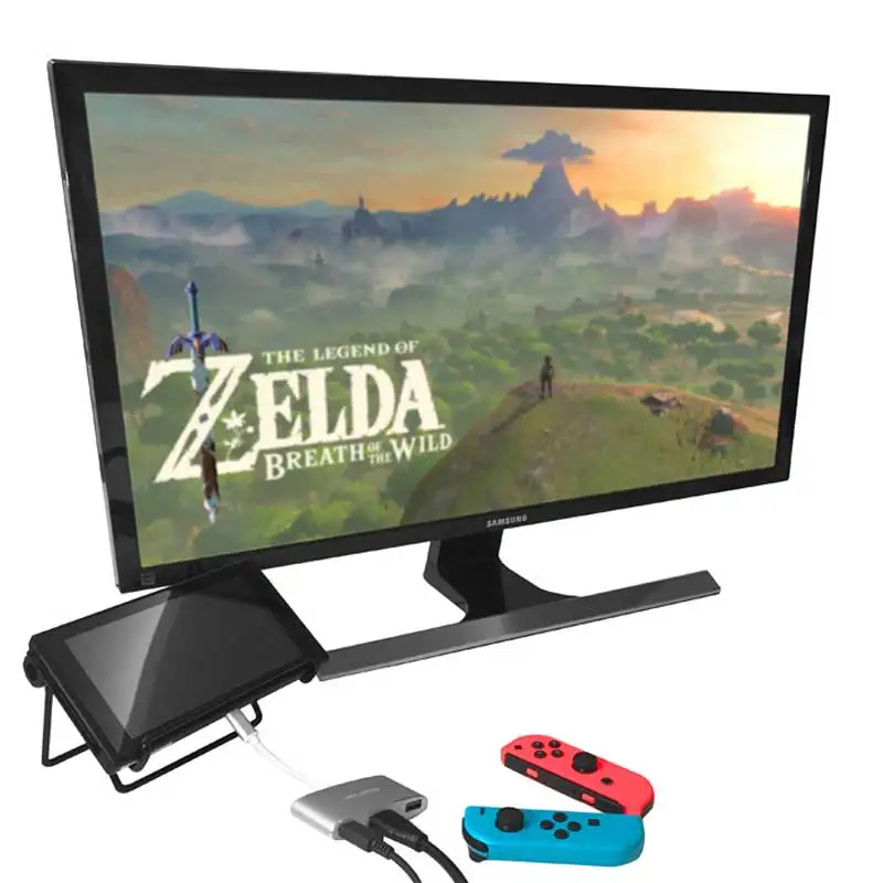 USB 3.1 Тип C HDMI 4 К адаптер Для Nintendo коммутатора программного ключа-заглушки док HUB преобразовать MacBook Pro и USB-C USB 3.1 thunderbolt 3 устройства