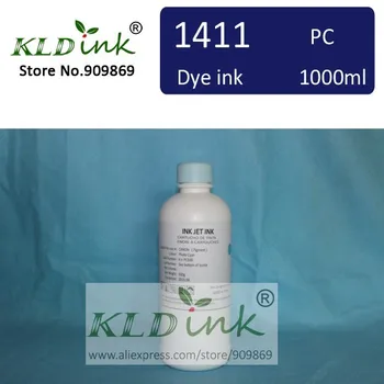 

[ KLD Ink ] 1PCS x 1000ml Compatible BCI-1411 BCI1411 PHOTO CYAN Dye ink for W7200 W8200 W8400 Large Format Printer