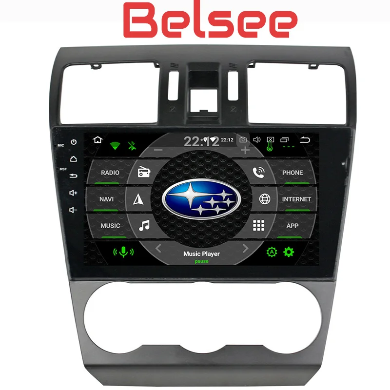 Автомагнитола Belsee для Subaru Forester Android 8 Восьмиядерный процессор 4 Гб 2 Din стерео Bluetooth