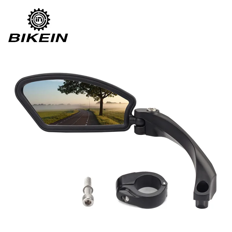 

BIKEIN Mountain Bike Mirror Adjustable Flat Mirror Safety Mirror Bicycle Riding Equipment
