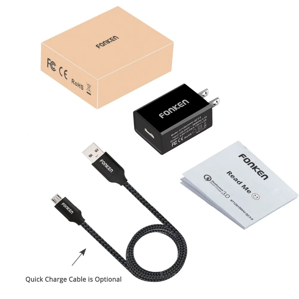 package black with cable