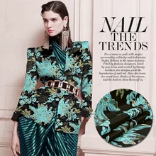 50 см/Лот) парчовая Ткань для шитья жаккардовая ткань Этническая ткань пряжа окрашенная металлическая tecido zakka Лоскутная Ткань telas