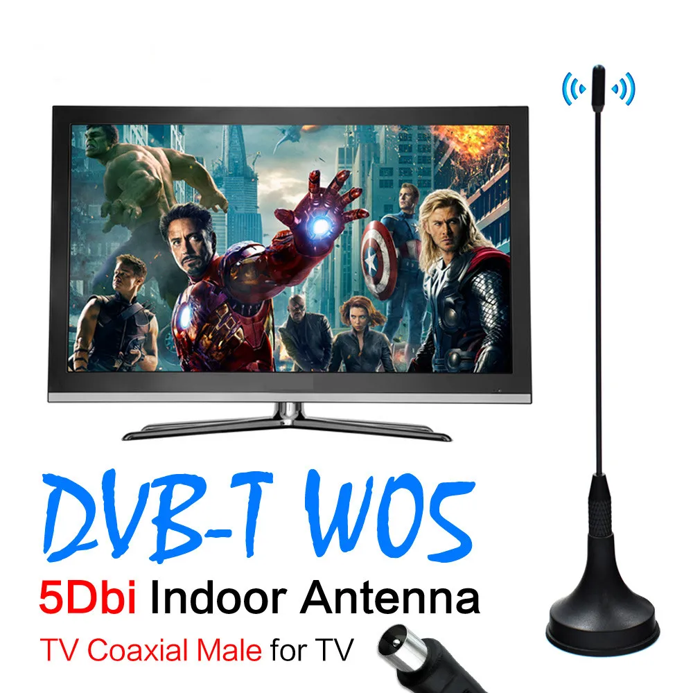 Новинка 15dBi цифровая HDTV антенна 100 милей DVB-T Freeview усилитель для DVB-T2 антенна Приемник сигнала спутниковая тарелка