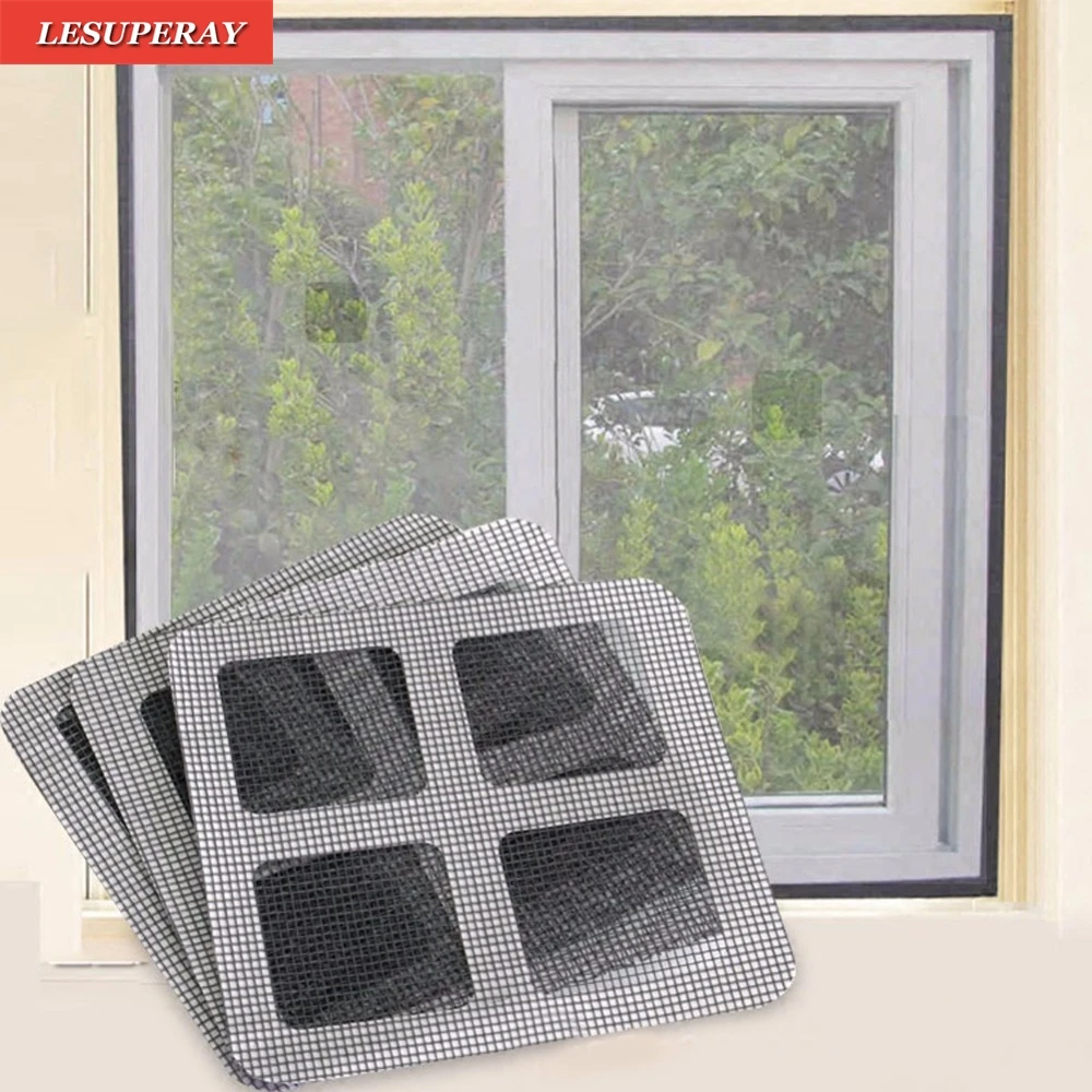 

2017 Hot Sale Anti-Insect Fly Bug Mosquito Screen Net Repair Tape Patch Adhesive 10x10(cm)