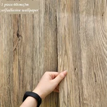 Деревянный узор ремонт рабочего стола оригинальные деревянные двери кухонный шкаф мебель Наклейка 3d самоклеющиеся обои