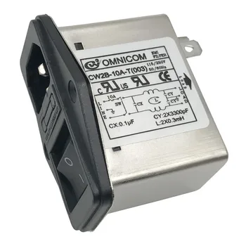 

Filter au dio power purifier 220V anti-jamming EMI filter DC socket 12V ve hicle CW2B-10A