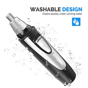 

Nose and Ear Hair Trimmer Professional Painless Eyebrow and Facial Hair Trimmer for Men and Women