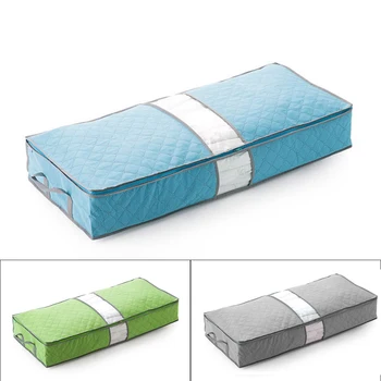 

New 3 Colors Under-Bed Bedroom Organizer Under the Bed Storage Bag Box Gray for Clothes Blankets