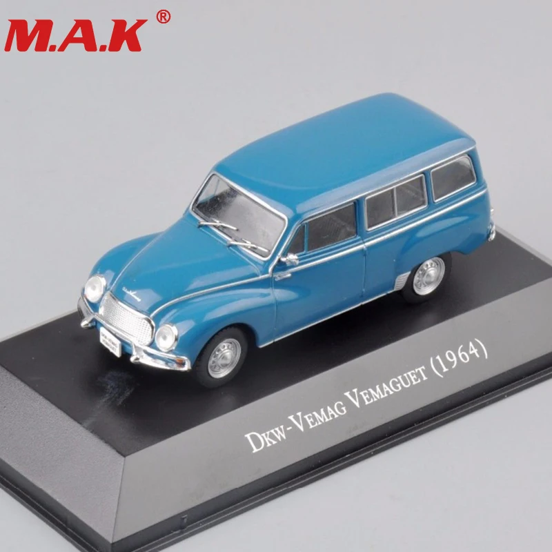 

1:43 scale alloy diecast DKW-VEMAG vemaguet 1964 vehicles blue clasic car truck model toys collective collection gifts