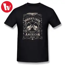 Johnny Cash футболка мужская с принтом Базовая футболка летние футболки с коротким рукавом мужские большие размеры футболки с принтом