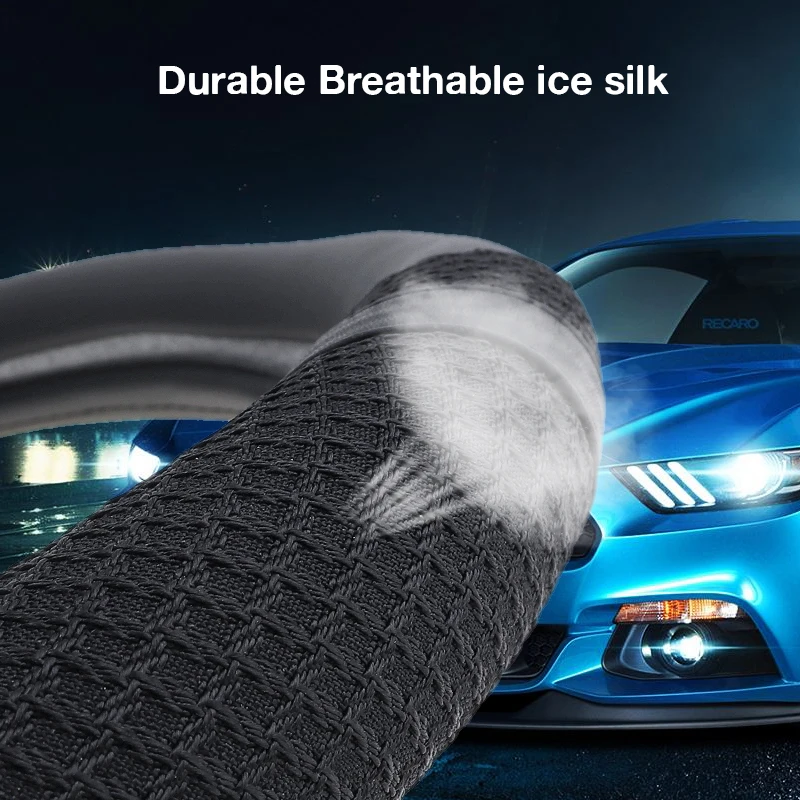 38 CM high grade Leather Car Steering Wheel Cover Soft Anti-Slip Steering Cover steering-wheel cubre funda volante coprivolante 38 CM high grade Leather Car Steering Wheel Cover Soft Anti-Slip Steering Cover steering-wheel cubre funda volante coprivolante