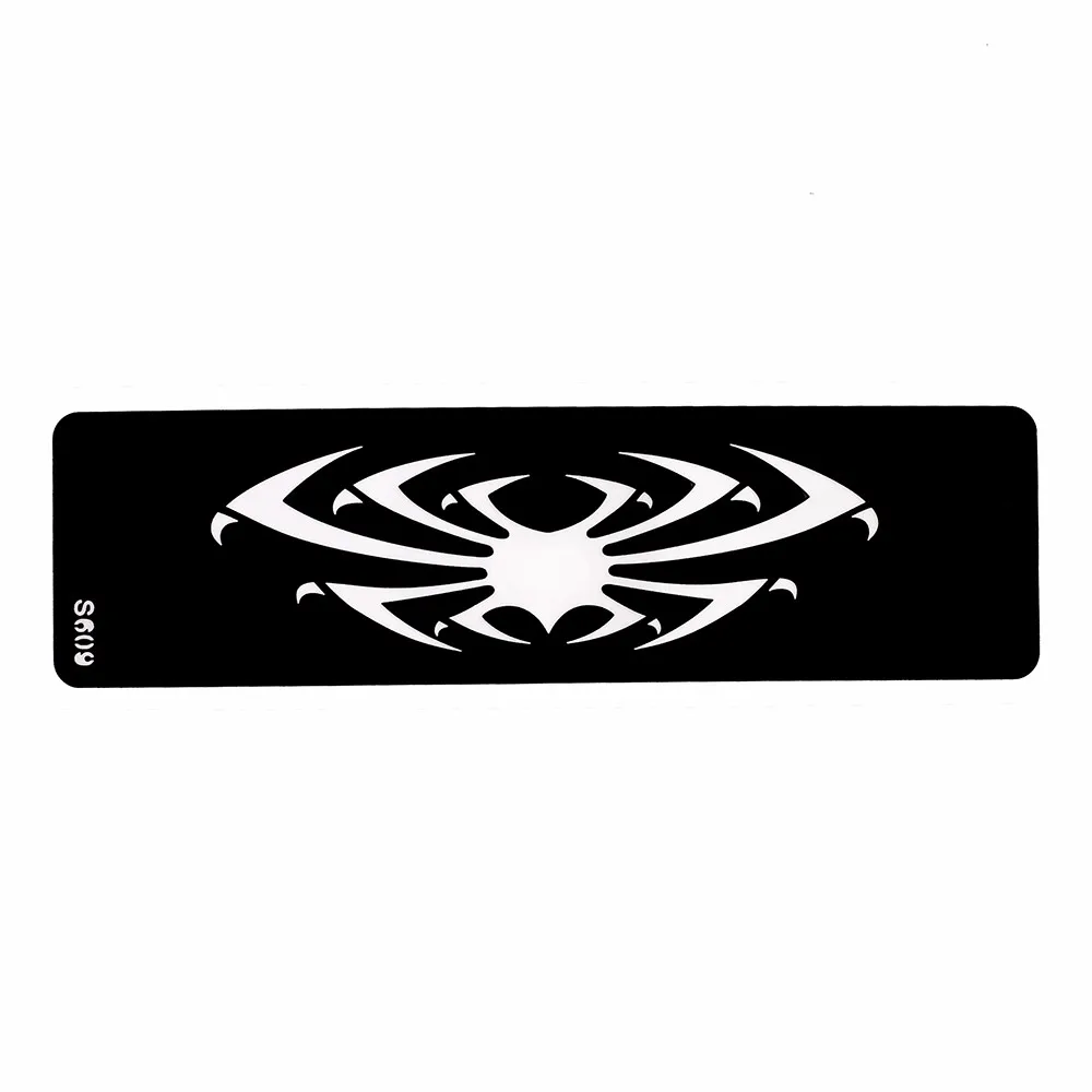 6 Pieces Strip Henna Tattoo Stencil Airbrush Drawing Scorpion Spider Pattern for Women Men Body Art Tattoo Template Cool S600#02 (1)