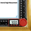 Inclinomètre d'angle numérique 200mm, goniomètre électronique, rapporteur, outil de mesure ► Photo 3/6