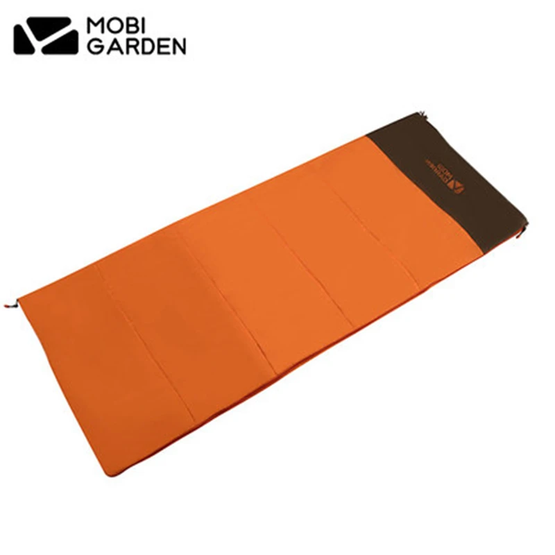 

MOBI GARDEN High Quality Portable Warm Envelope Type Sleeping bag Double persons can be spliced sleeping bag Lazy bag