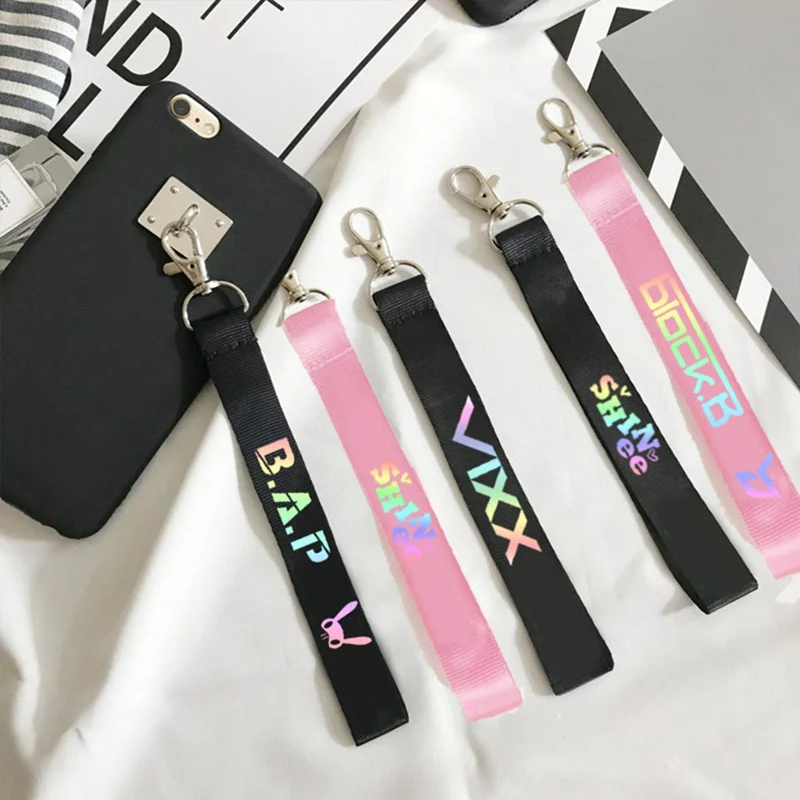 

Fashion popular VIXX Keyring Key Chain Bangtan Boys Love Yourself SHINEE Rope Keychain Jewelry
