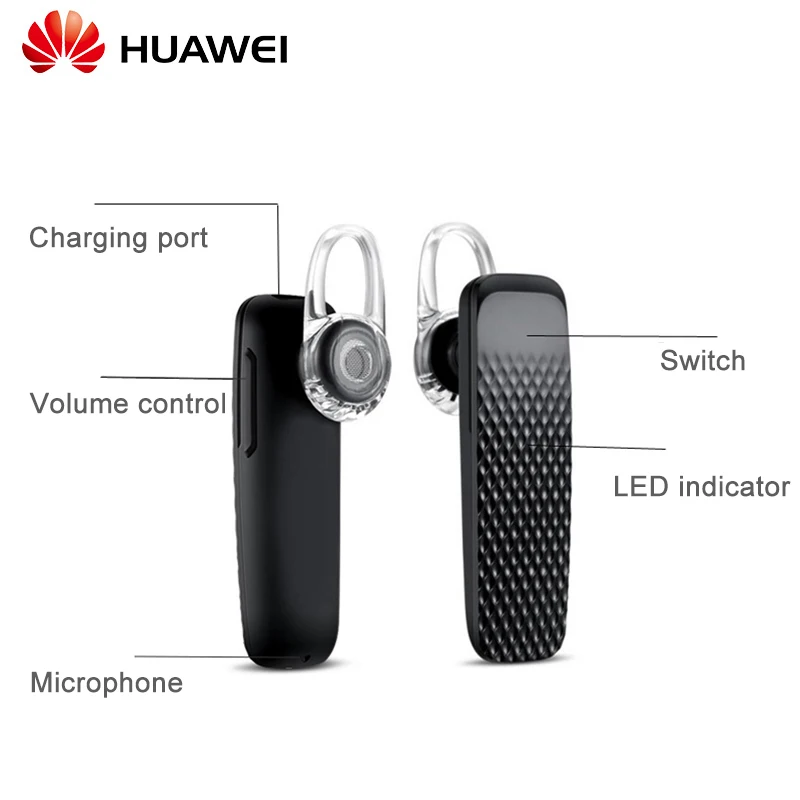 Huawei Headset Bluetooth 4 1 AM04S Bussiness Earphone Handfree DPS HD Sound Quality for Huawei P12 P10 Mate 9 Honor V10 iphone X