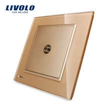 Livolo REINO estándar Del Zócalo de Pared para TV, Vidrio de Cristal de lujo Enchufe para TV, AC 110 V ~ 250 V, VL-W291V-13