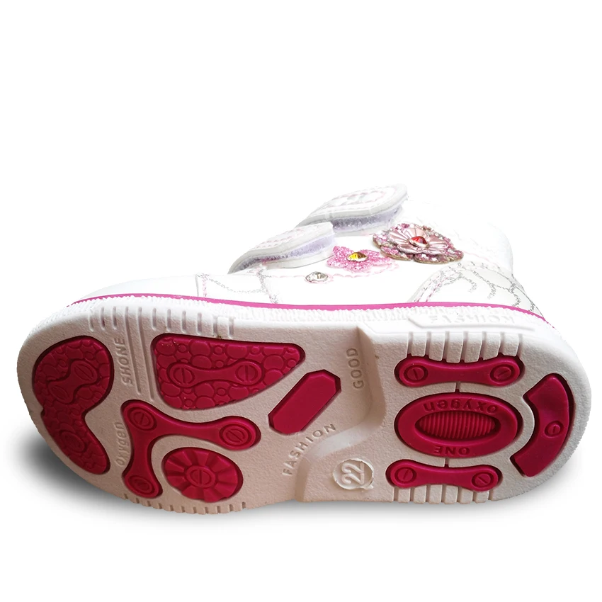 Бесплатная доставка, 1 пара, детская обувь из искусственной кожи, детские кроссовки + внутренняя длина 13,5-17 см, обувь для девочек