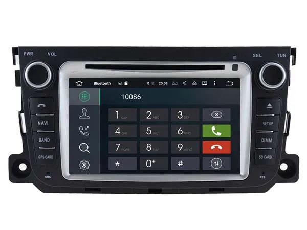 Perfect Ips screen Android 8.0 Car Dvd Navi Player FOR MERCEDES-BENZ SMART 2010-2014 gps suto stereo audio multimedia 3